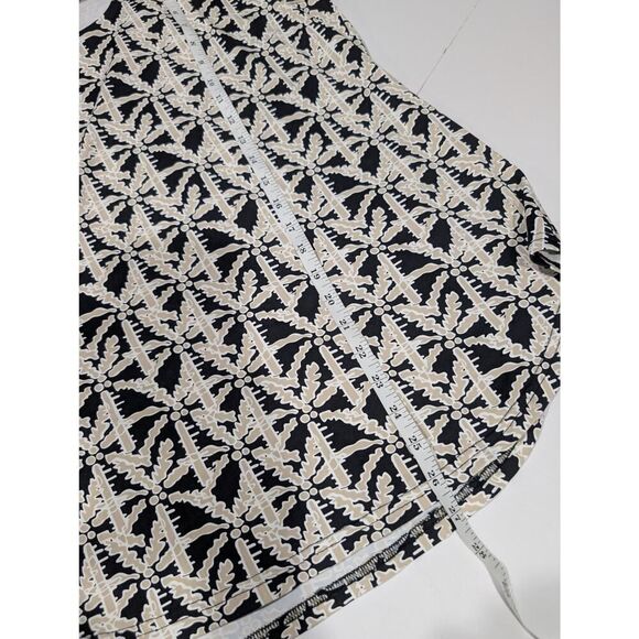 Patchington Top Womens XL Black Palm Print Tank Beach Resortwear - Picture 8 of 8